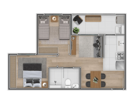 Anchieta 2 Dormitórios 45m (1)